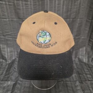 World Class San Juan Underground Mine Baseball Cap Hat Solid Brown